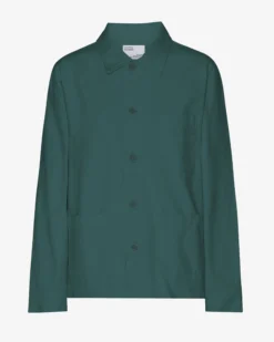 Organic Workwear Jacket - Ocean Green