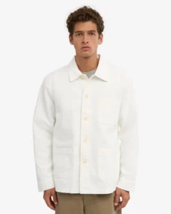 Organic Workwear Jacket - Optical White