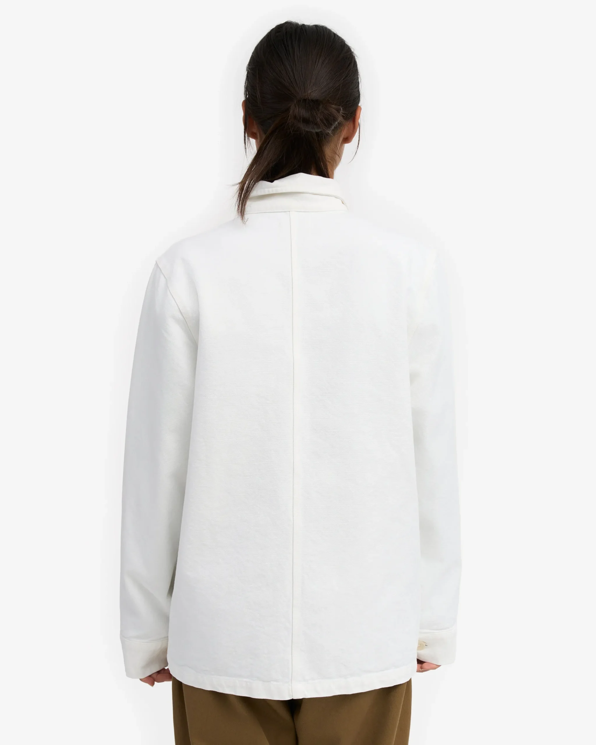 Organic Workwear Jacket - Optical White
