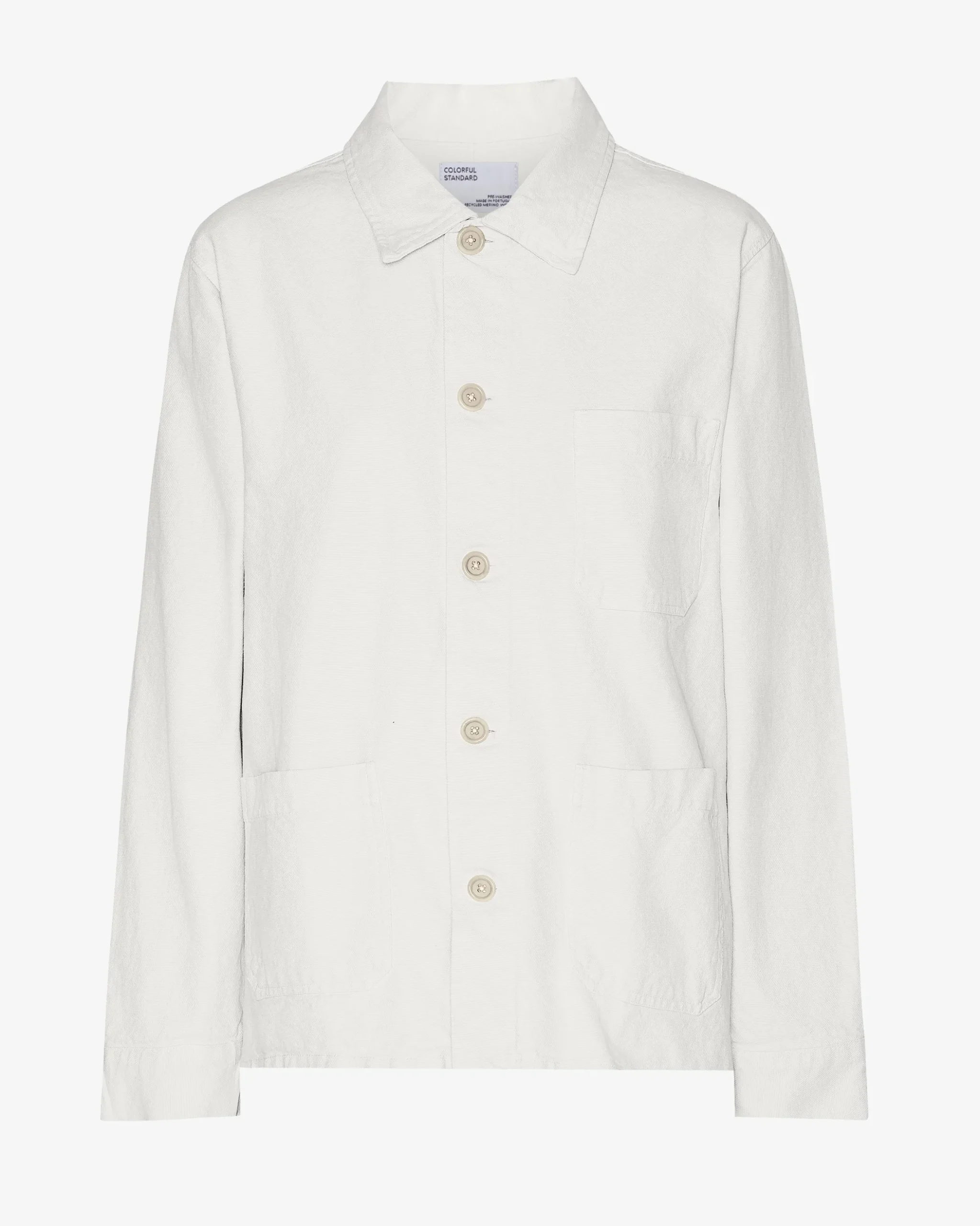Organic Workwear Jacket - Optical White