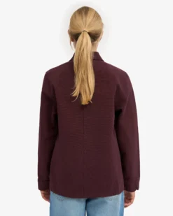 Organic Workwear Jacket - Oxblood Red