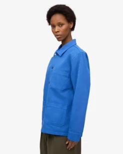 Organic Workwear Jacket - Pacific Blue