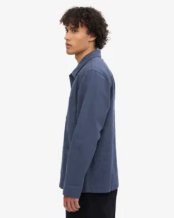 Organic Workwear Jacket - Petrol Blue