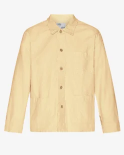 Organic Workwear Jacket - Soft Yellow