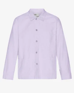 Organic Workwear Jacket - Soft Lavender