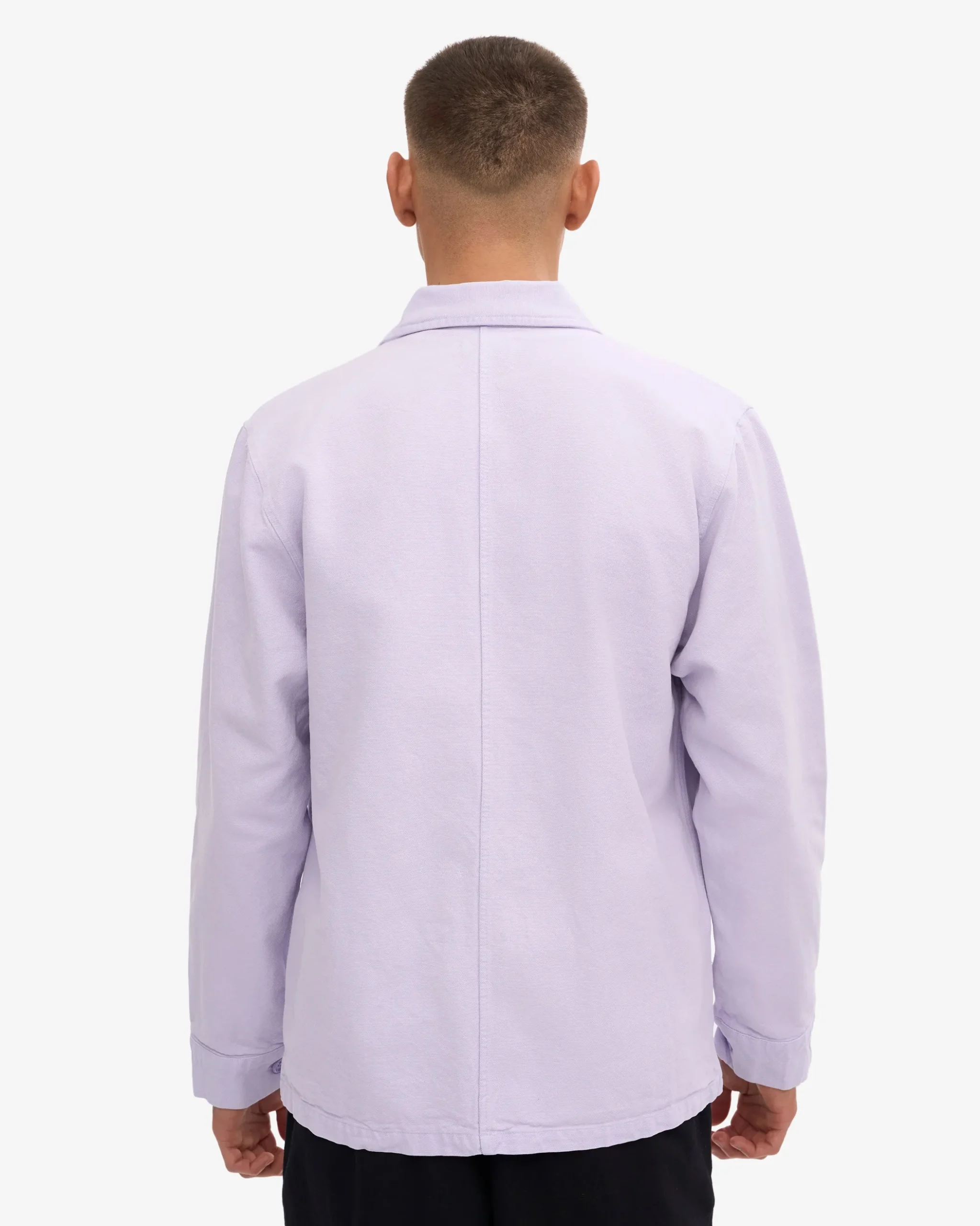 Organic Workwear Jacket - Soft Lavender