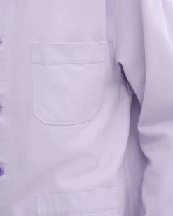 Organic Workwear Jacket - Soft Lavender