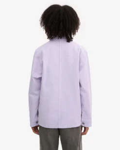 Organic Workwear Jacket - Soft Lavender