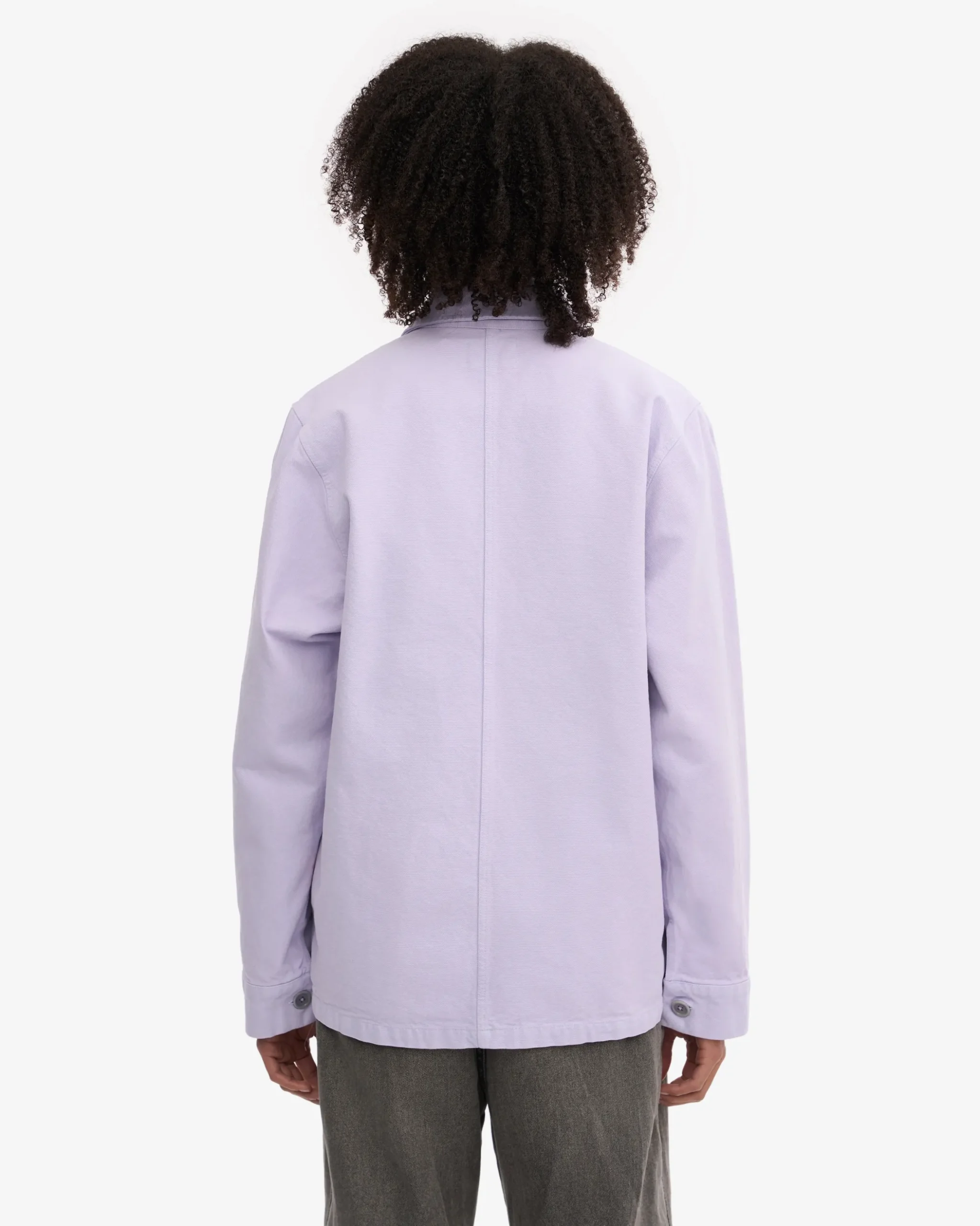 Organic Workwear Jacket - Soft Lavender