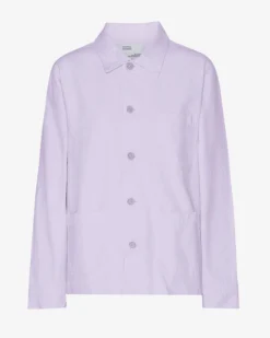 Organic Workwear Jacket - Soft Lavender