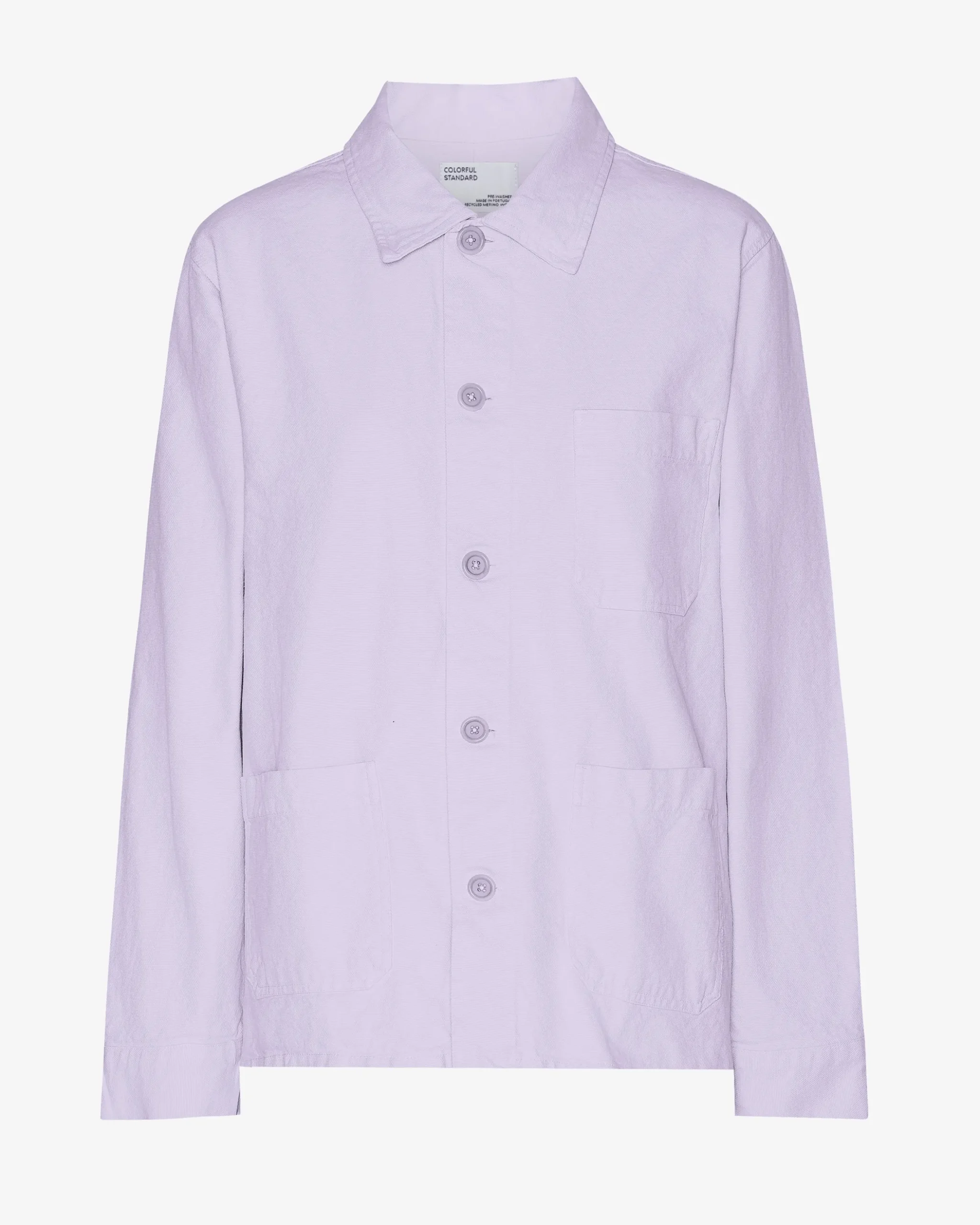 Organic Workwear Jacket - Soft Lavender