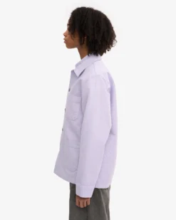Organic Workwear Jacket - Soft Lavender