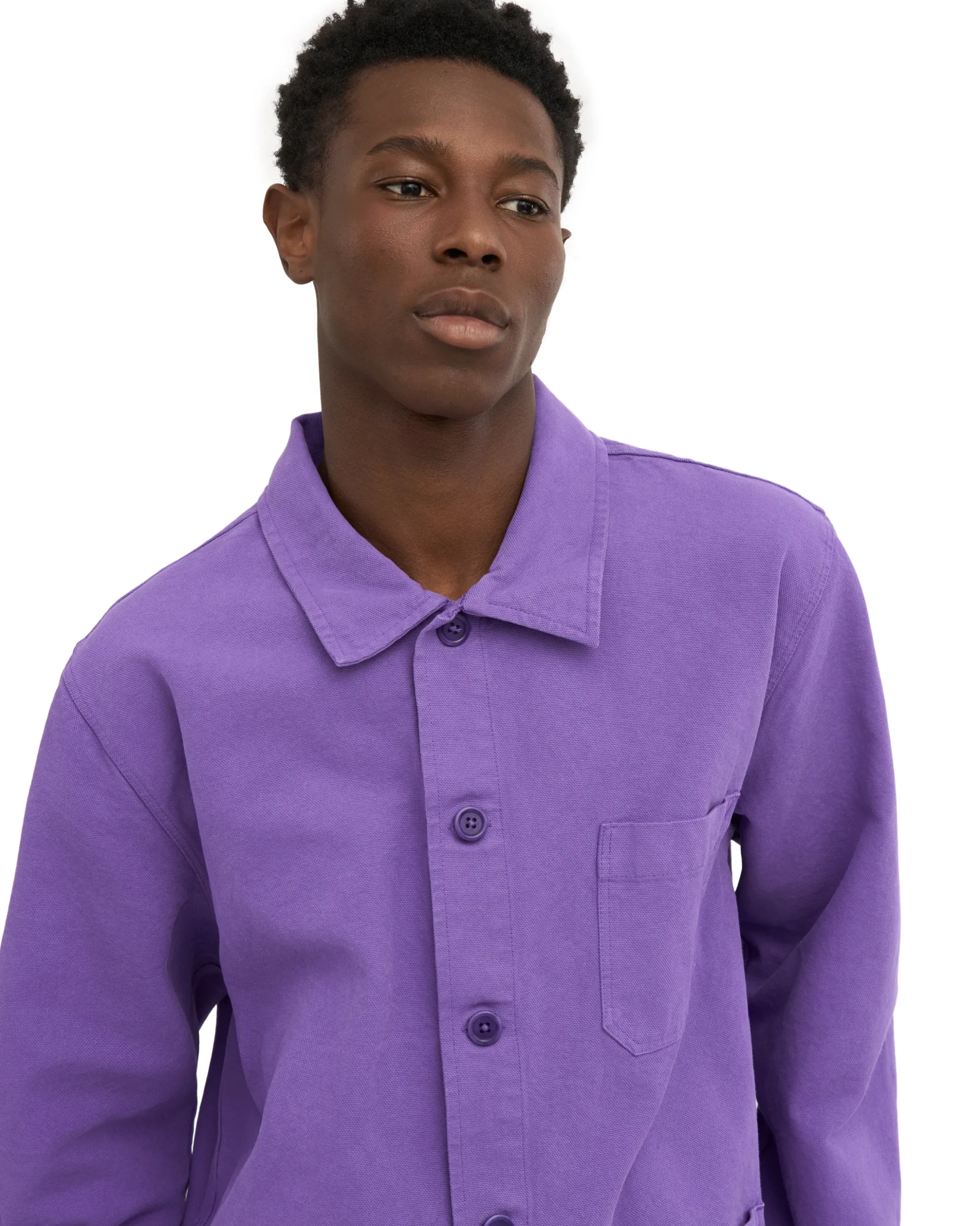 Organic Workwear Jacket - Ultra Violet