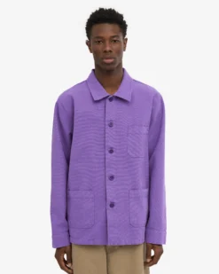 Organic Workwear Jacket - Ultra Violet