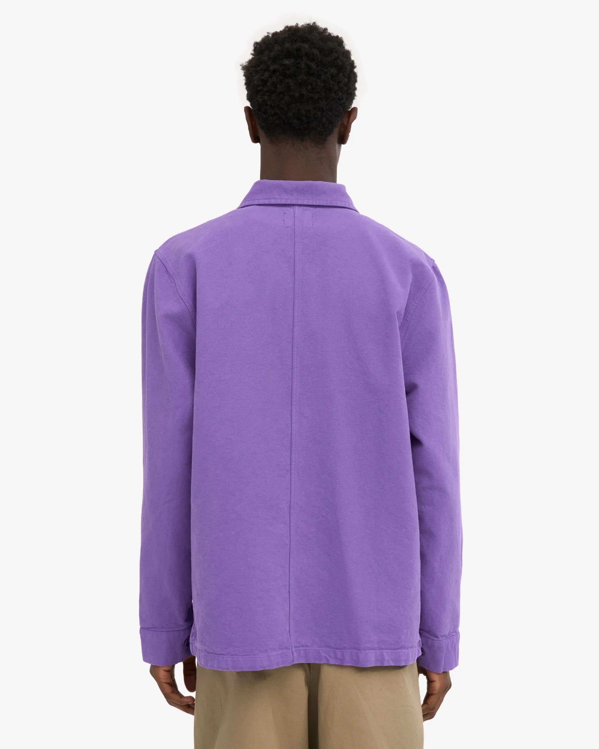 Organic Workwear Jacket - Ultra Violet