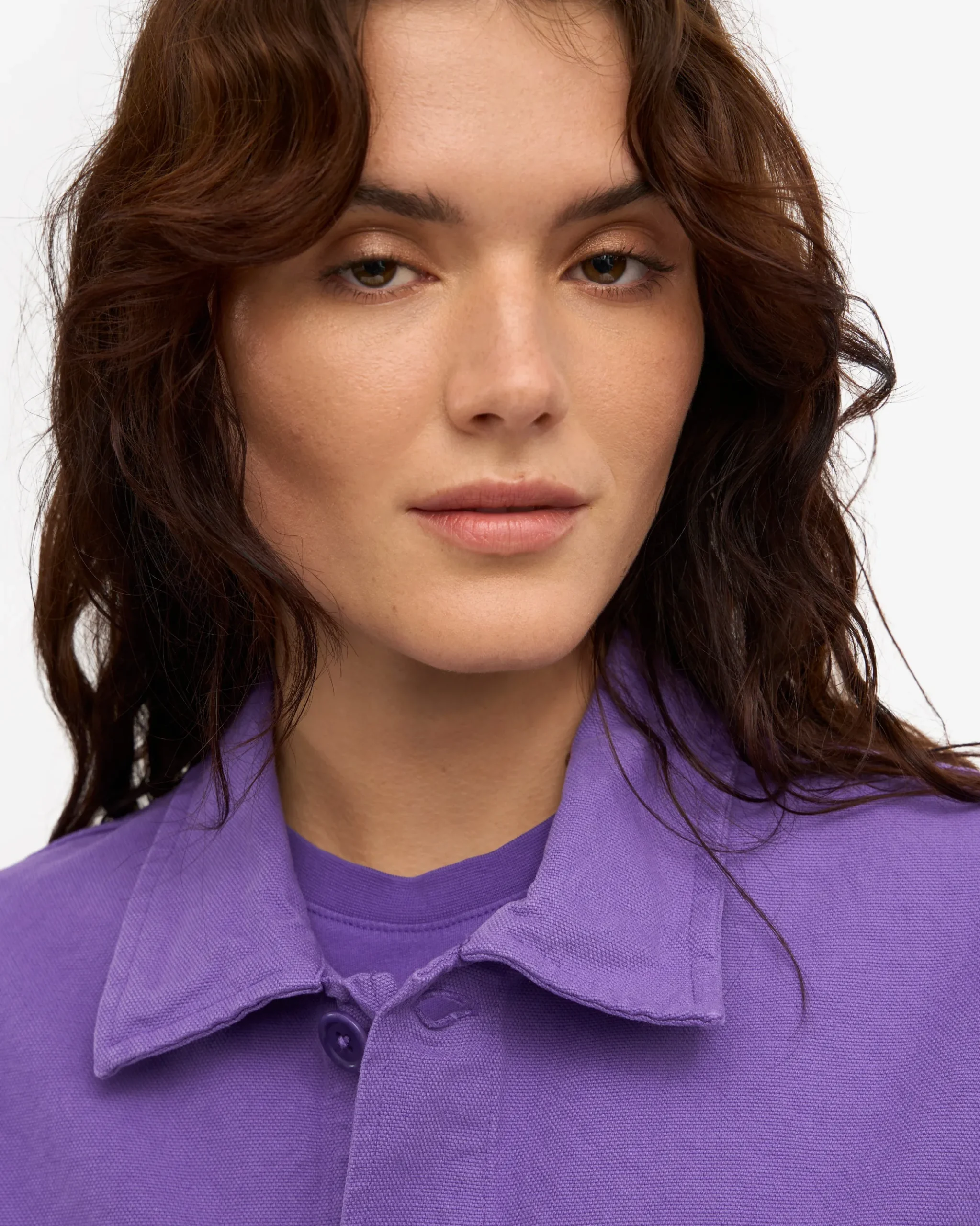 Organic Workwear Jacket - Ultra Violet