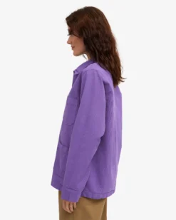 Organic Workwear Jacket - Ultra Violet