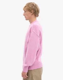 Oversized Merino Wool Crew - Cherry Blossom