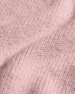 Oversized Merino Wool Crew - Faded Pink