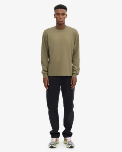 Oversized Organic LS T-Shirt - Dusty Olive