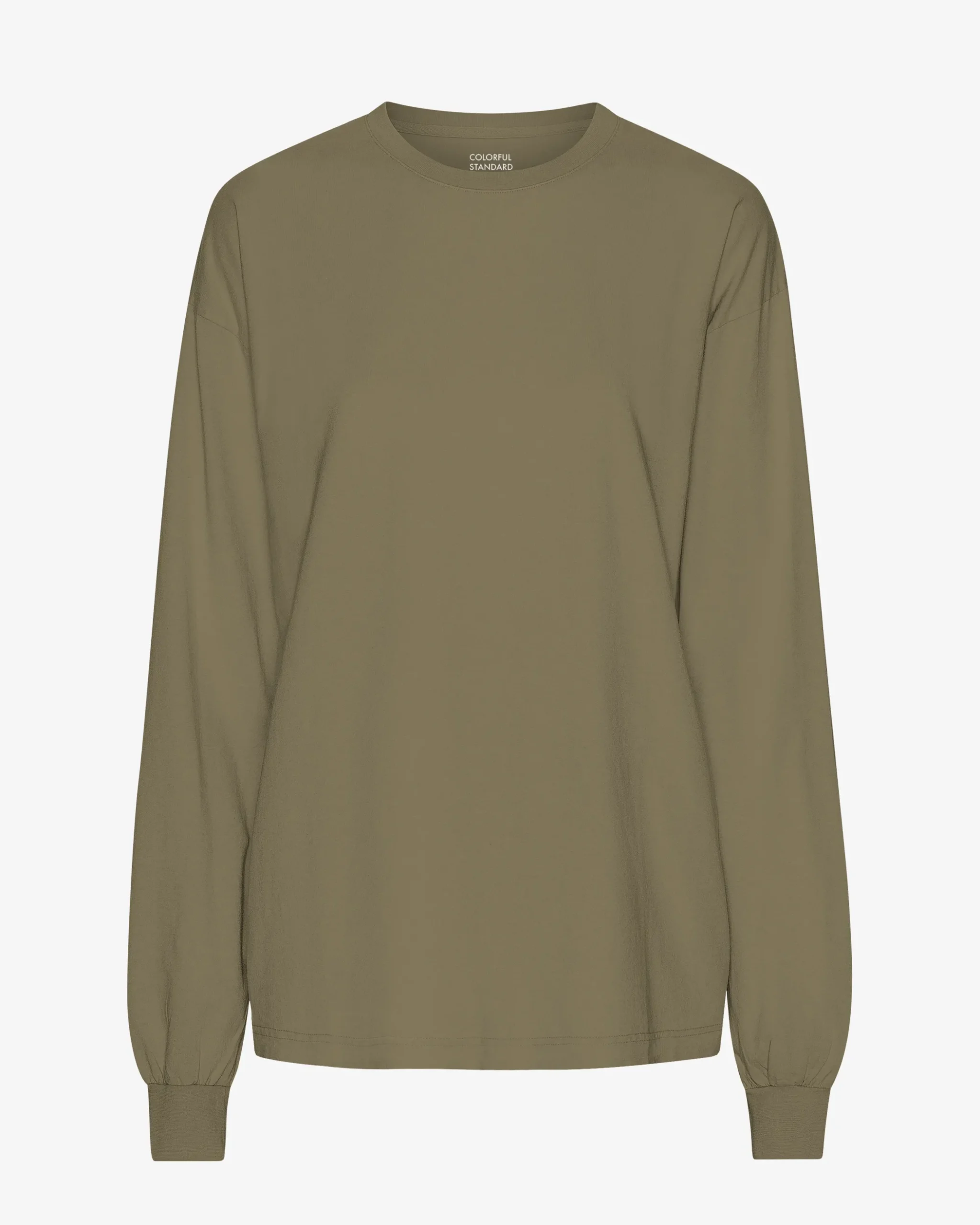 Oversized Organic LS T-Shirt - Dusty Olive