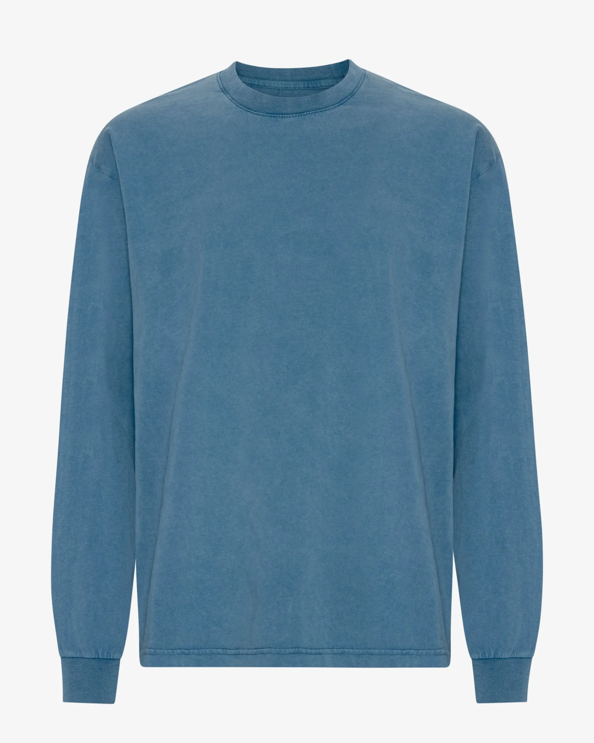 Oversized Organic LS T-Shirt - Faded Indigo
