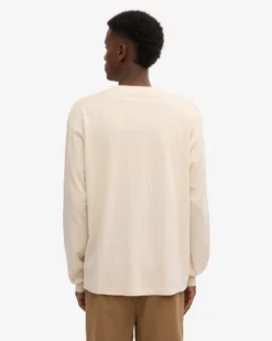 Oversized Organic LS T-Shirt - Ivory White