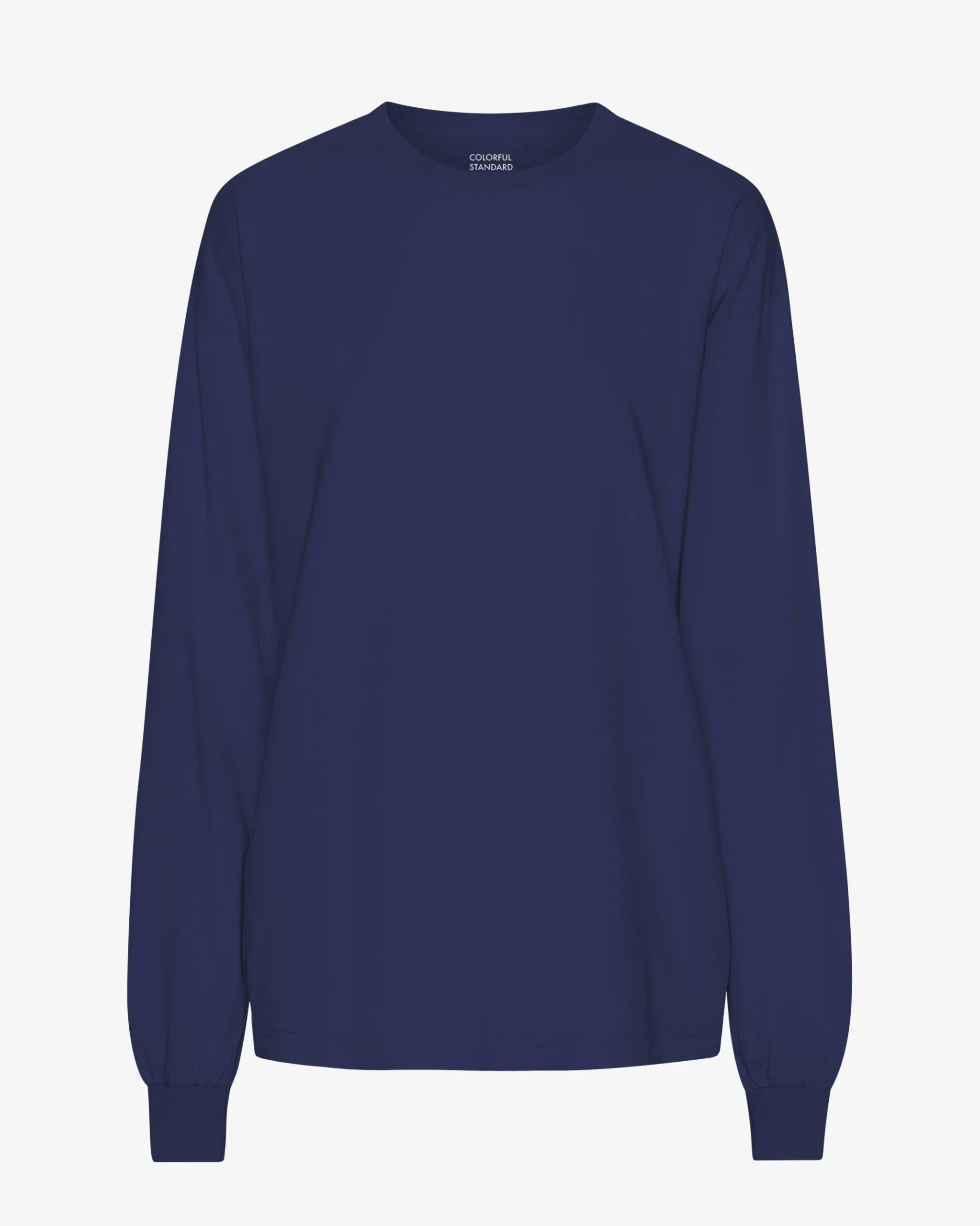 Oversized Organic LS T-Shirt - Marine Blue