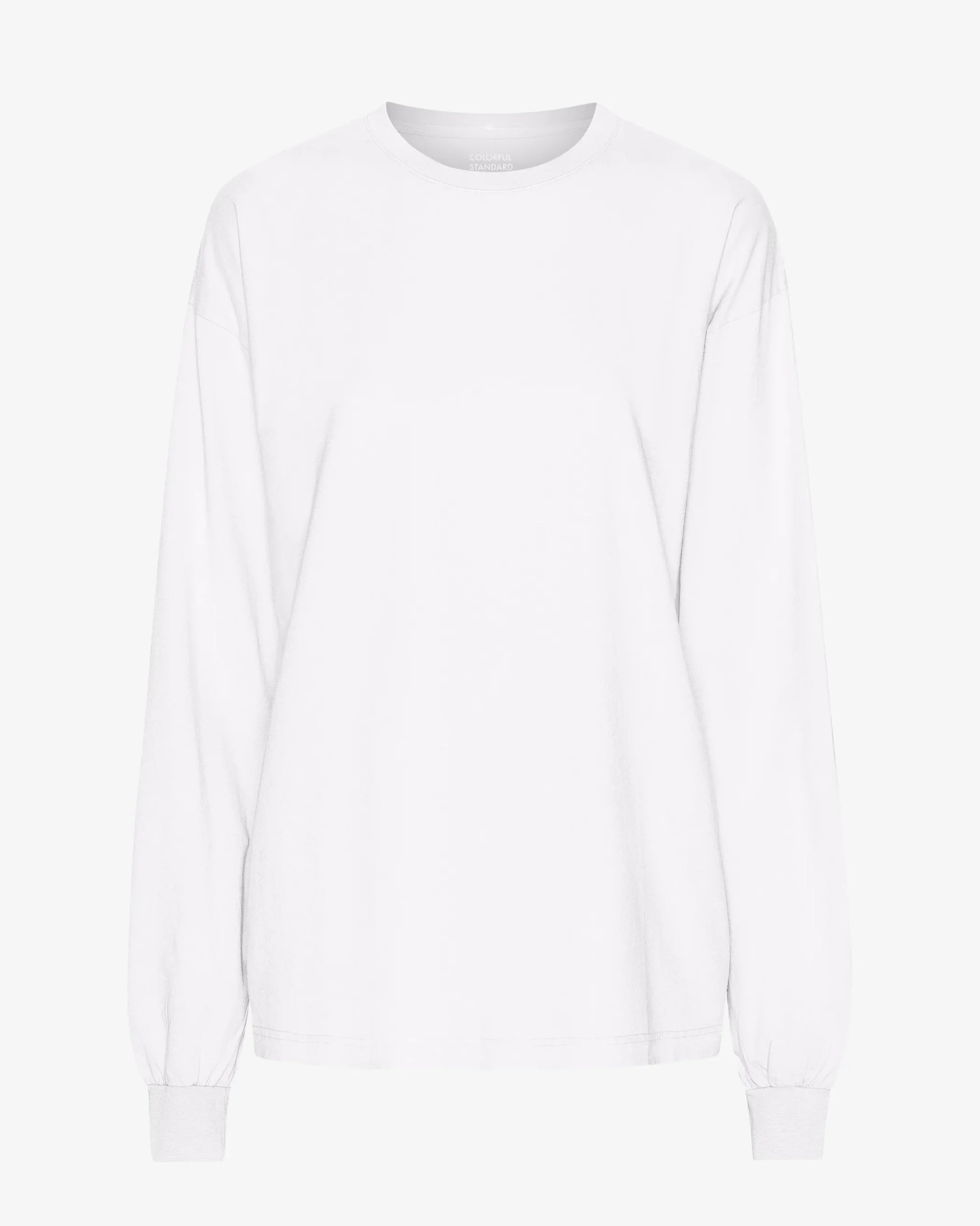 Oversized Organic LS T-Shirt - Optical White