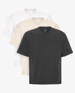 Oversized Organic Tee - Mixed 08 (3-Pack)