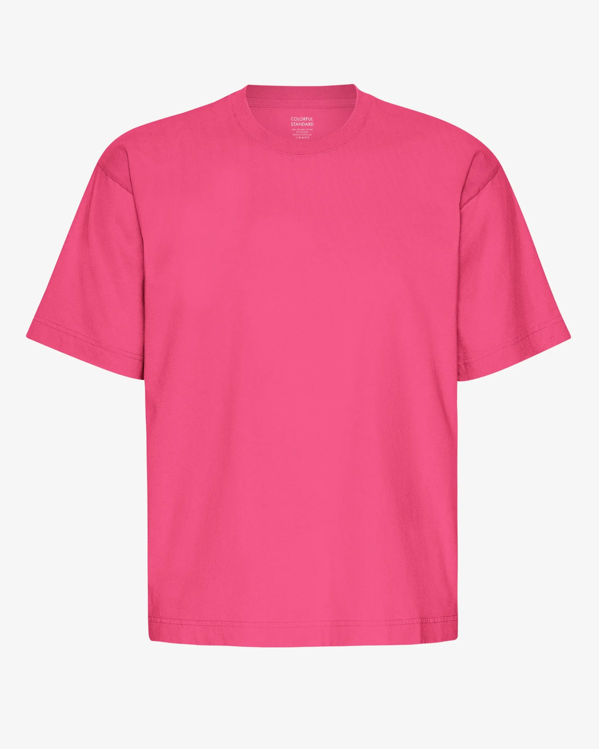 Oversized Organic T-Shirt - Bubblegum Pink