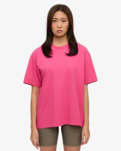 Oversized Organic T-Shirt - Bubblegum Pink