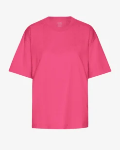 Oversized Organic T-Shirt - Bubblegum Pink