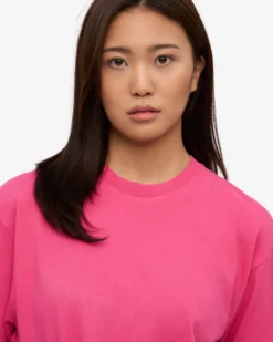 Oversized Organic T-Shirt - Bubblegum Pink