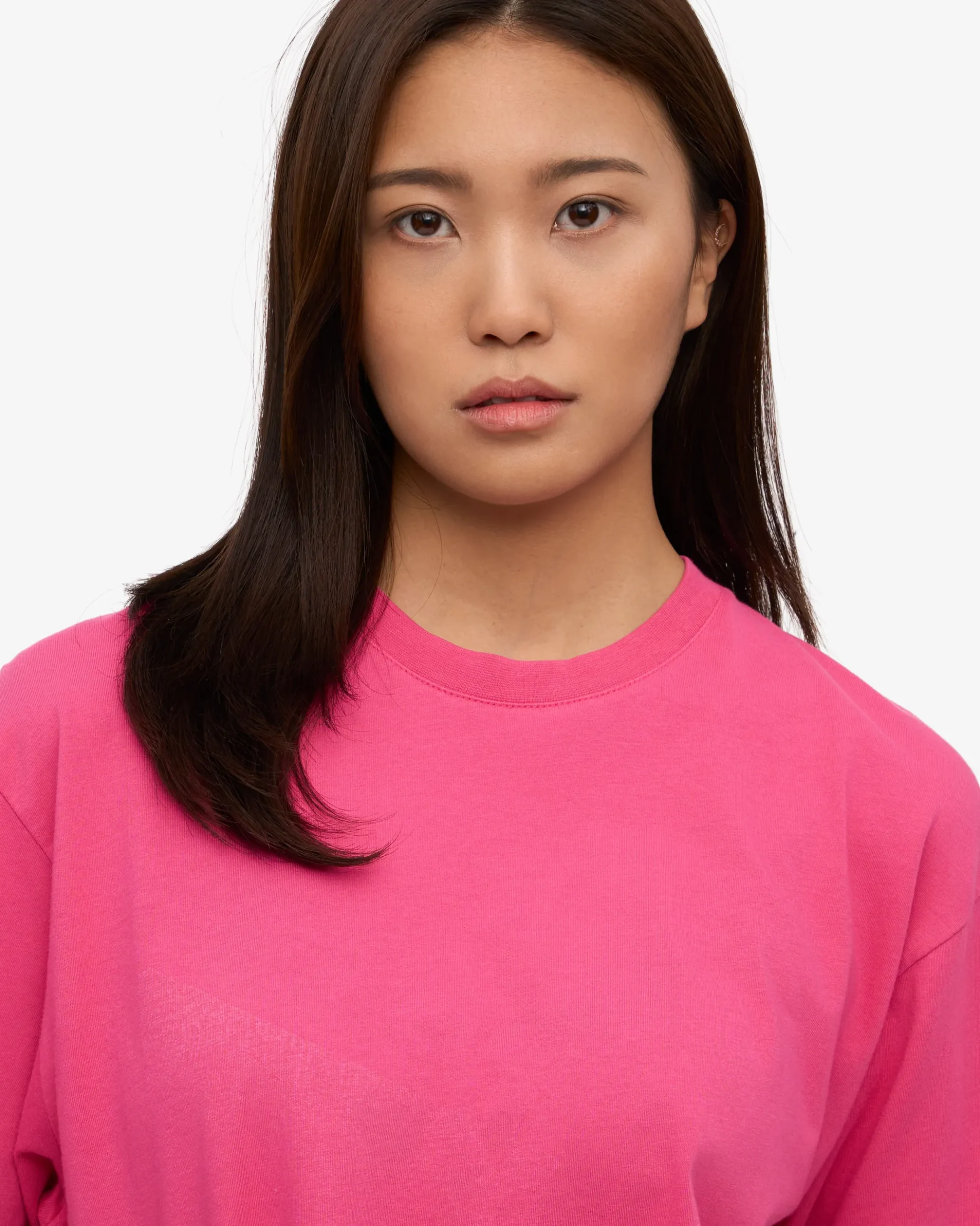 Oversized Organic T-Shirt - Bubblegum Pink