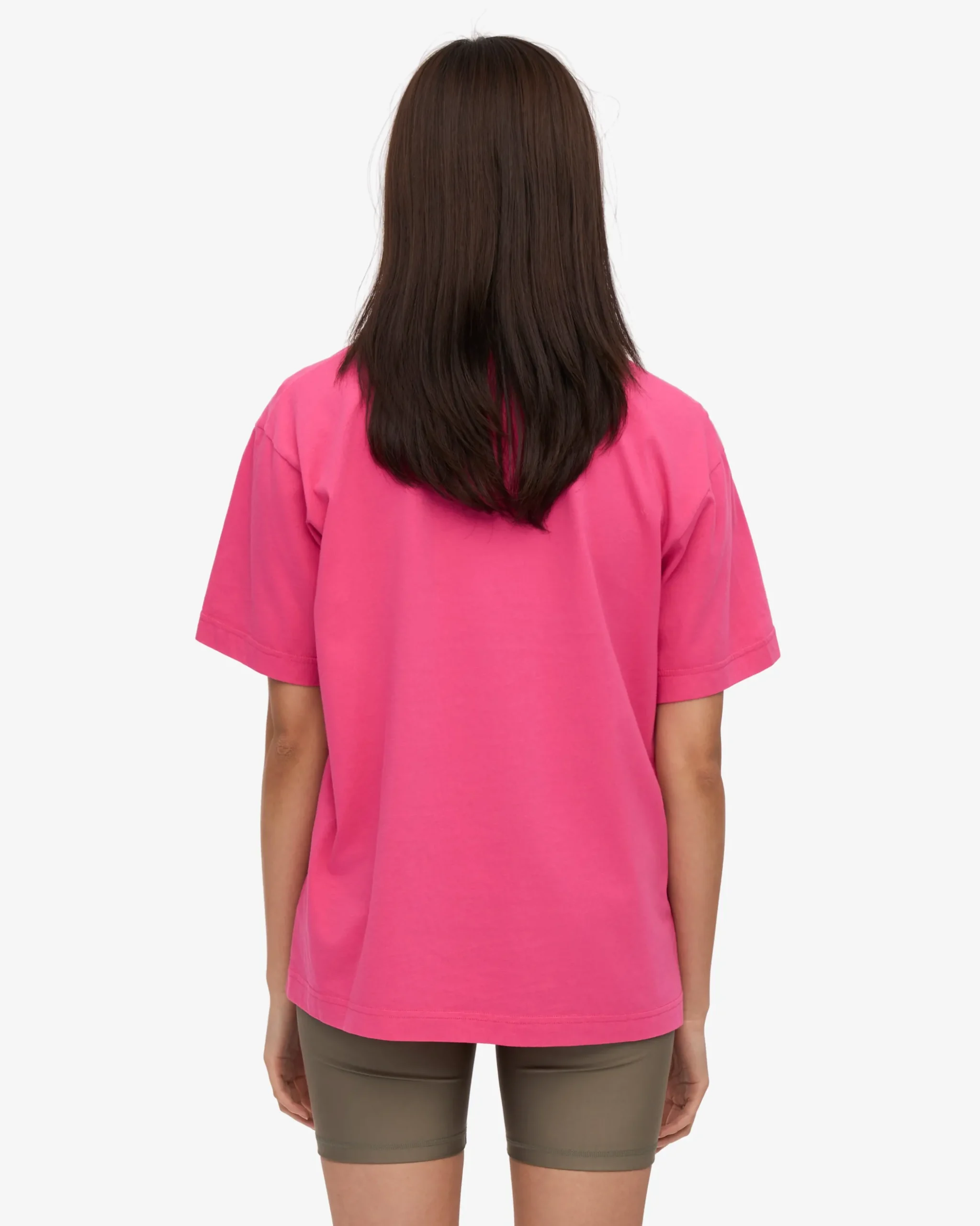 Oversized Organic T-Shirt - Bubblegum Pink