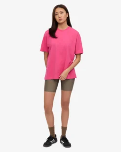 Oversized Organic T-Shirt - Bubblegum Pink