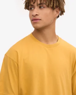 Oversized Organic T-Shirt - Burned Yellow
