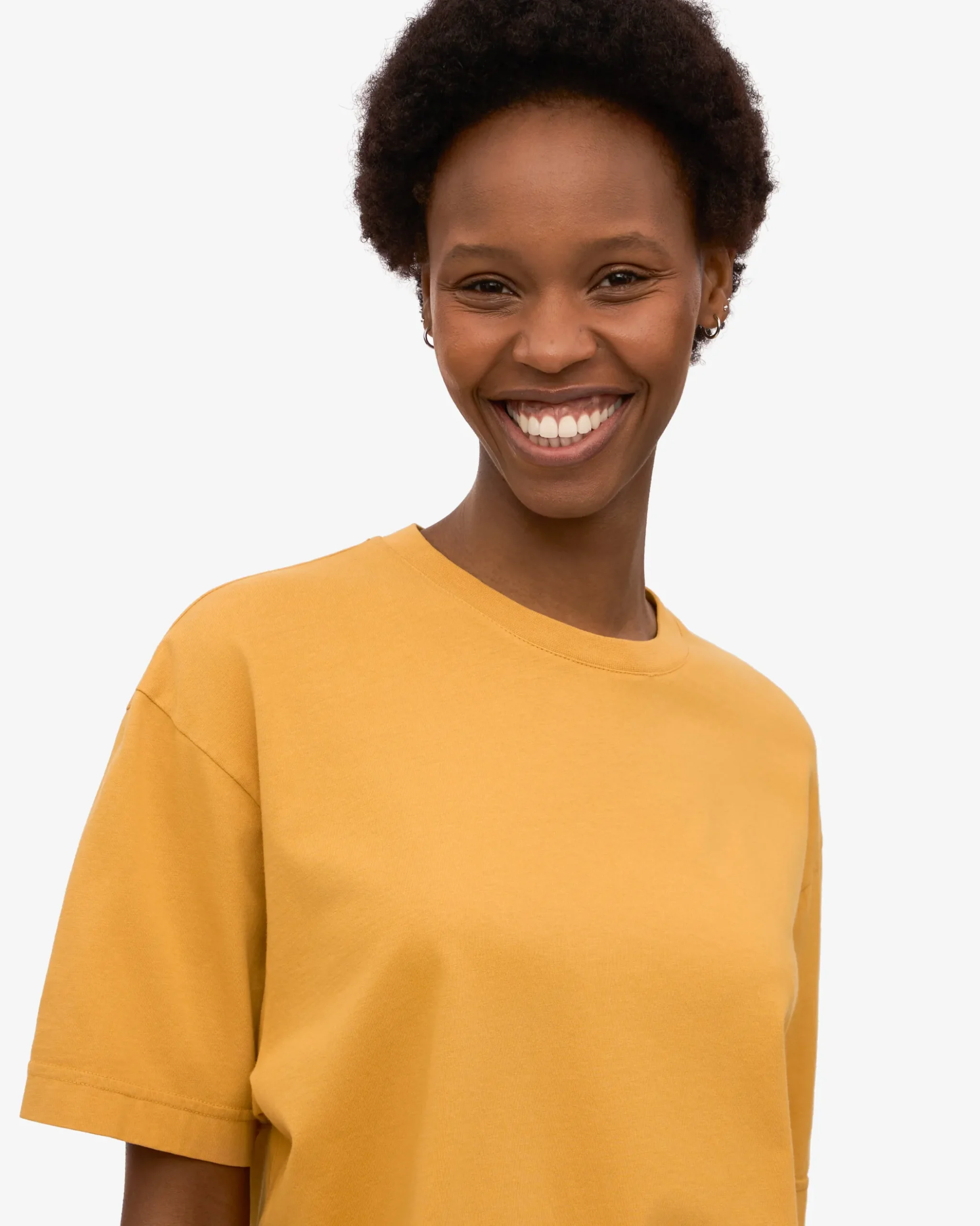 Oversized Organic T-Shirt - Burned Yellow