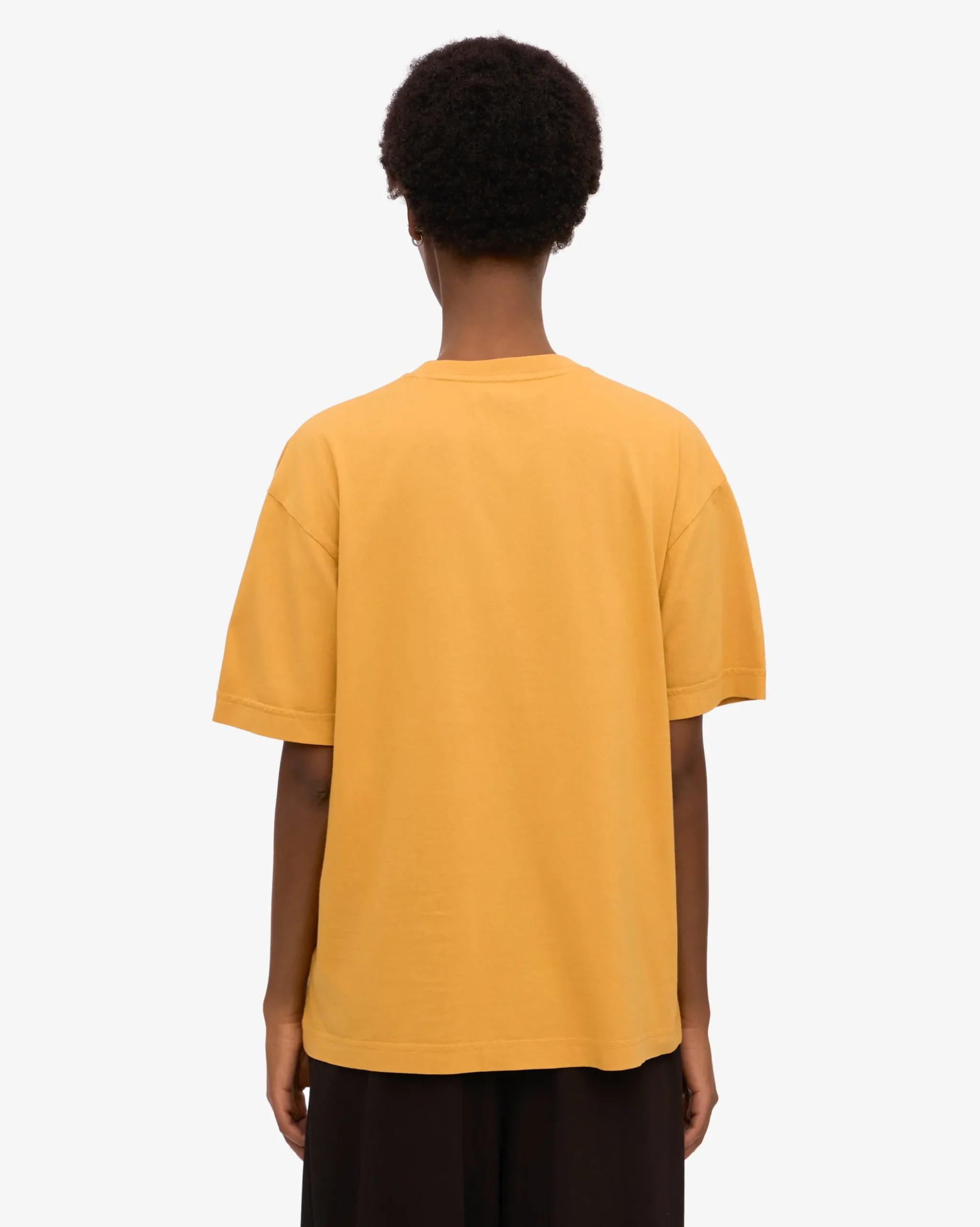 Oversized Organic T-Shirt - Burned Yellow