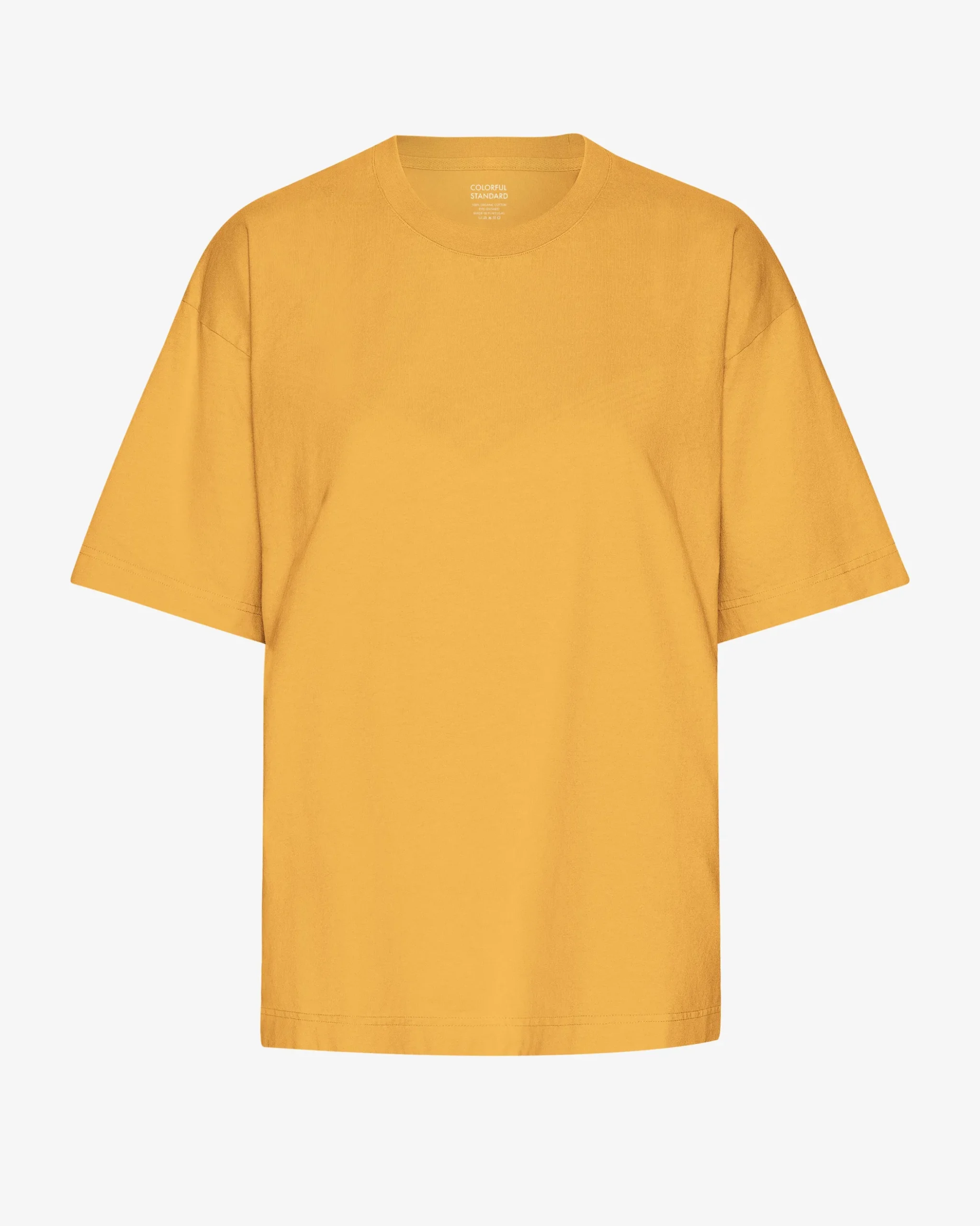 Oversized Organic T-Shirt - Burned Yellow