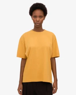 Oversized Organic T-Shirt - Burned Yellow
