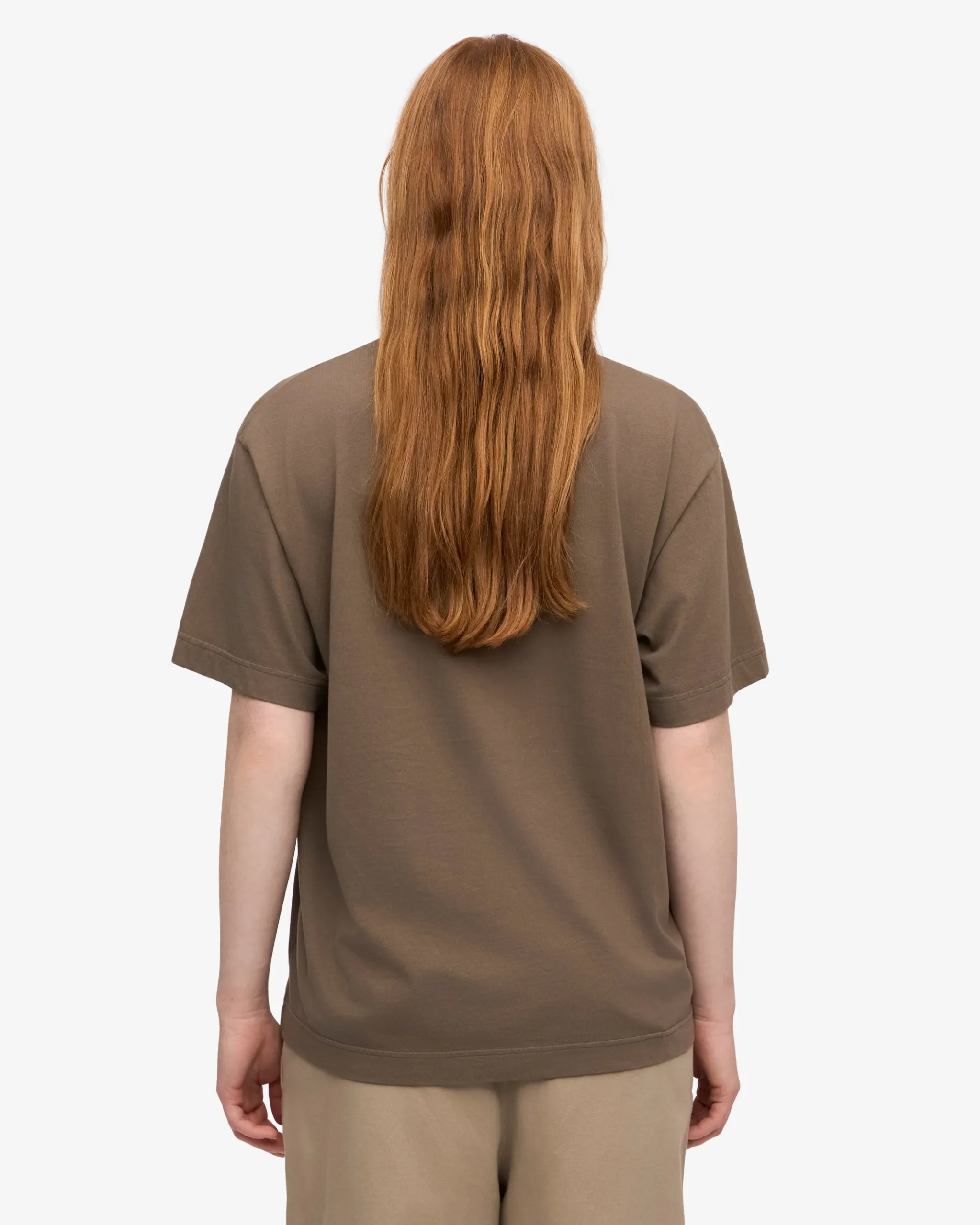 Oversized Organic T-Shirt - Cedar Brown