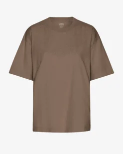 Oversized Organic T-Shirt - Cedar Brown