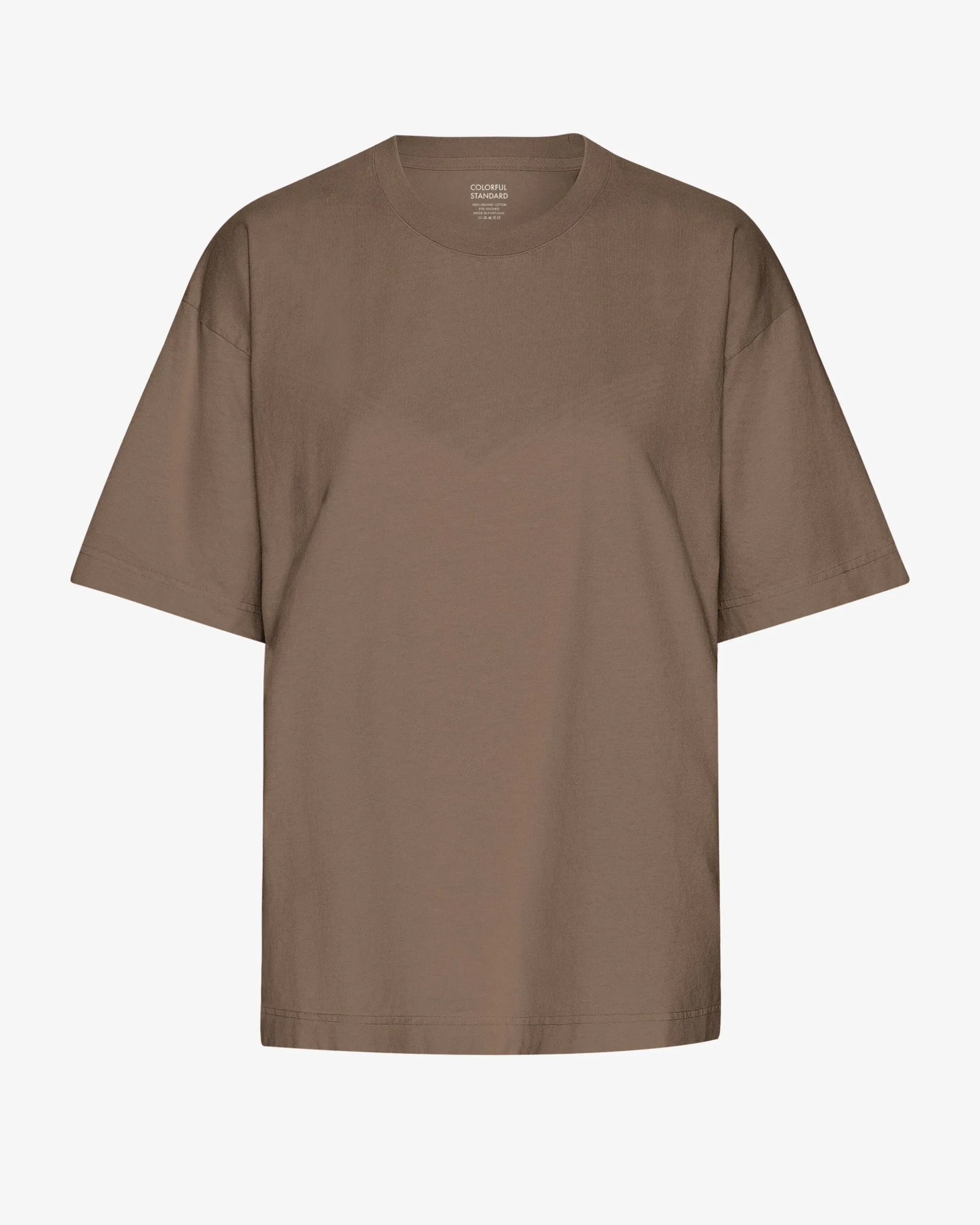 Oversized Organic T-Shirt - Cedar Brown