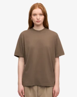 Oversized Organic T-Shirt - Cedar Brown