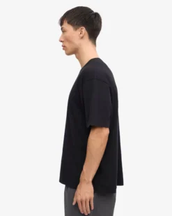 Oversized Organic T-Shirt - Deep Black