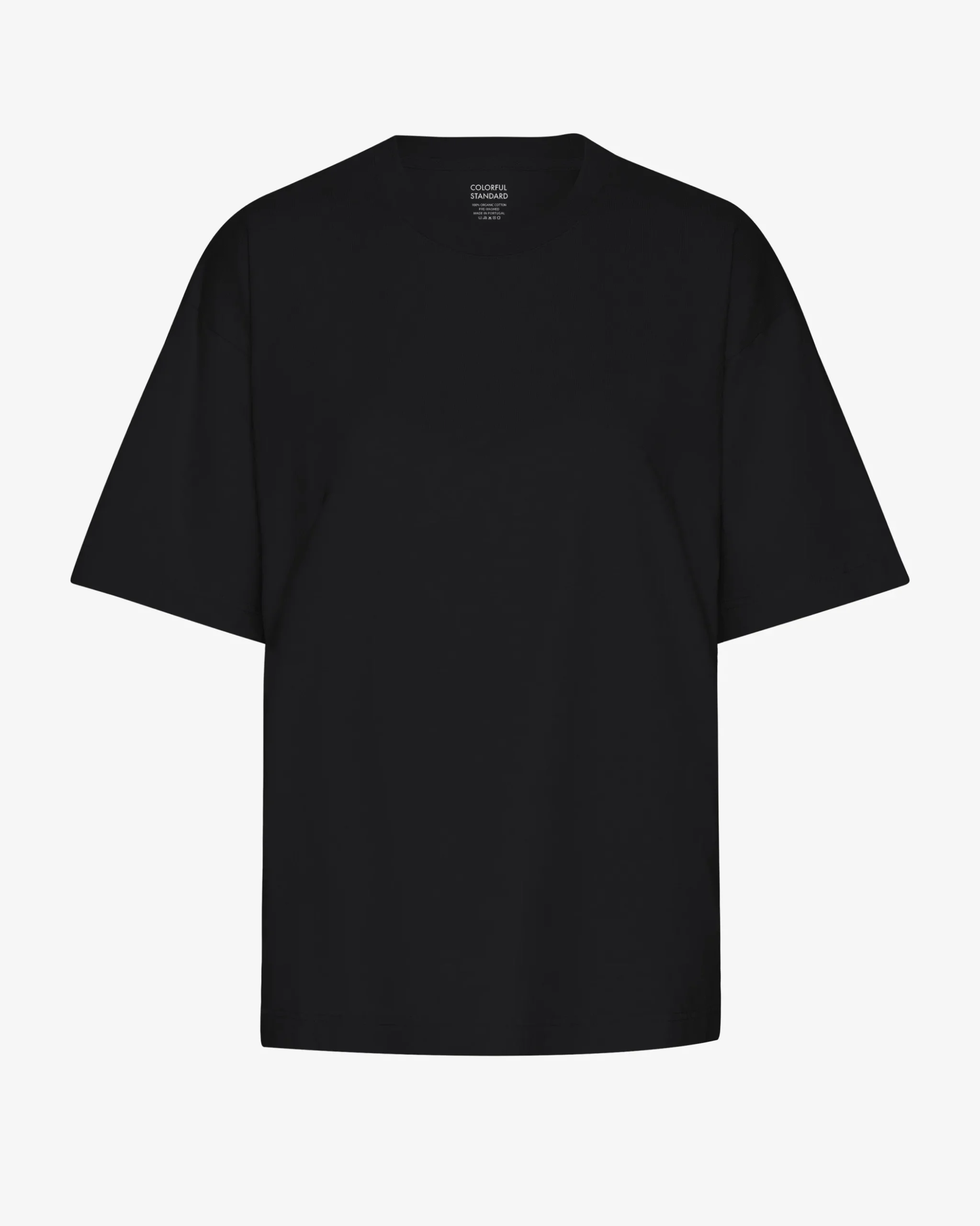 Oversized Organic T-Shirt - Deep Black
