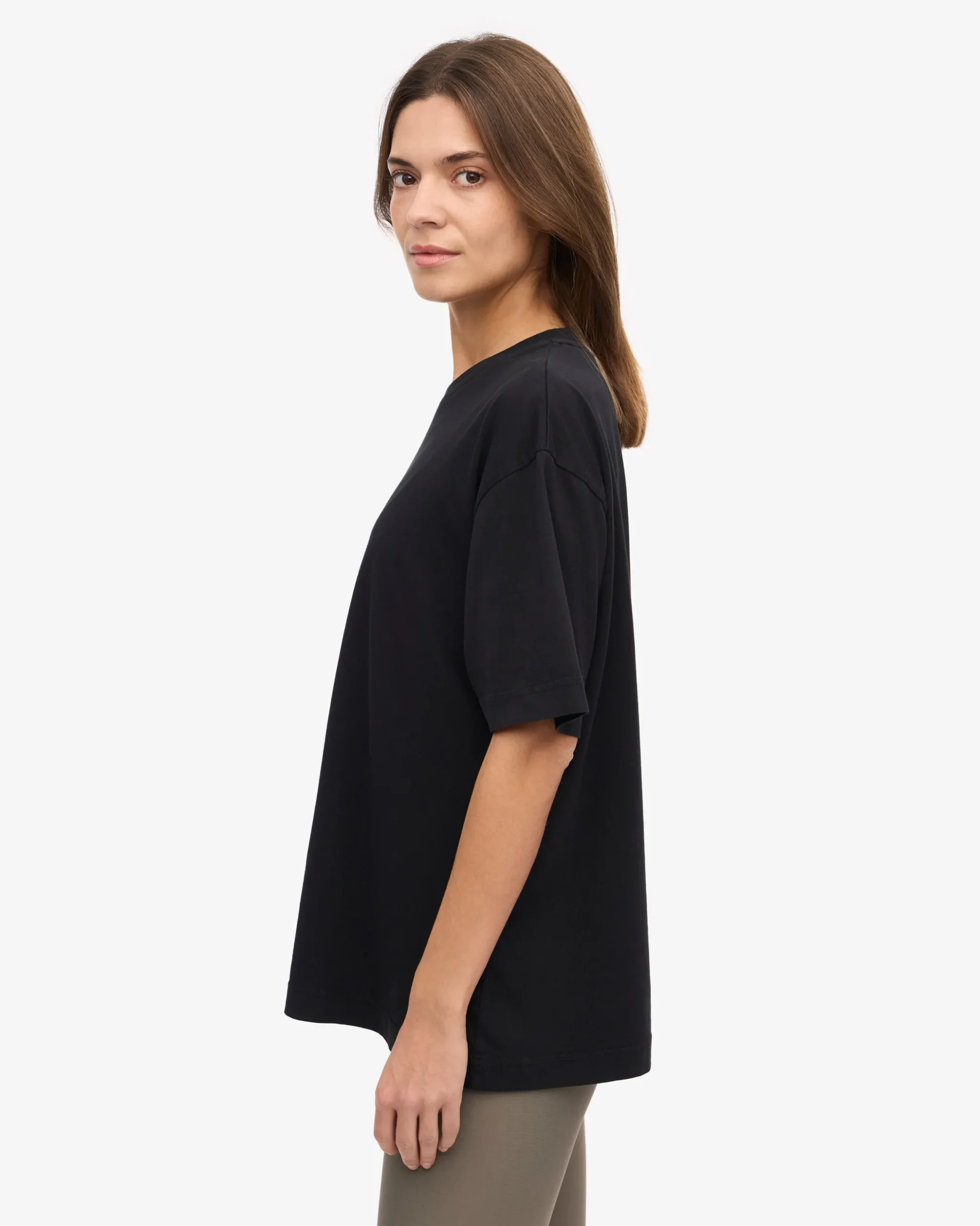 Oversized Organic T-Shirt - Deep Black