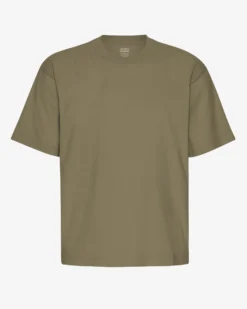 Oversized Organic T-Shirt - Dusty Olive